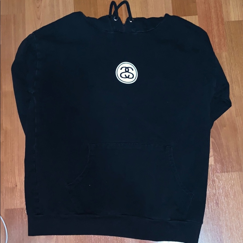 stussy double s logo hoodie